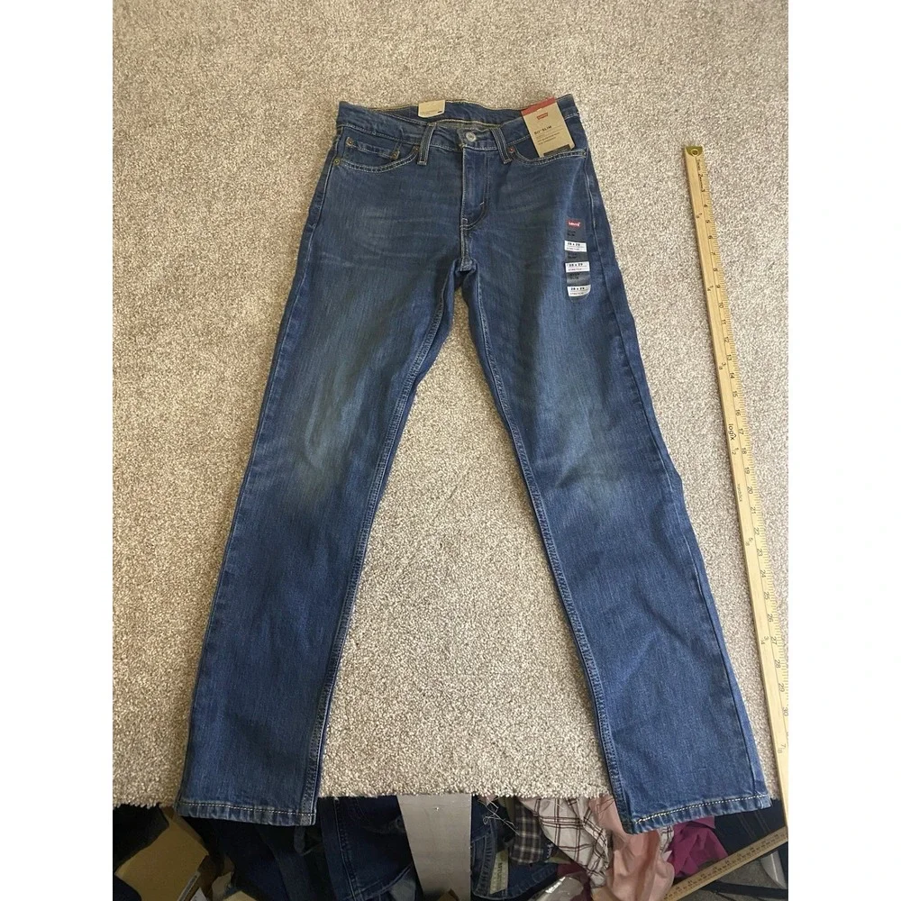 Levi's 511 Slim Fit Stretch Jeans Blue Denim Mens 28x29 Western Work Casual Camo